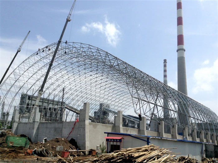 醴陵煤机油桶翘工程网架